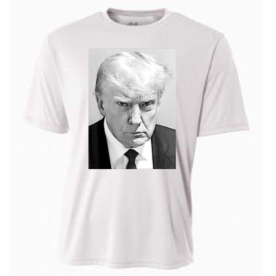 Trump Mug Shot Donald Trump Mug Shot Cooling Performance Crew T-Shirt