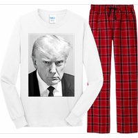 Trump Mug Shot Donald Trump Mug Shot Long Sleeve Pajama Set