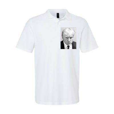 Trump Mug Shot Donald Trump Mug Shot Softstyle Adult Sport Polo