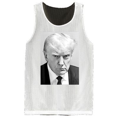 Trump Mug Shot Donald Trump Mug Shot Mesh Reversible Basketball Jersey Tank