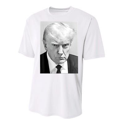 Trump Mug Shot Donald Trump Mug Shot Performance Sprint T-Shirt