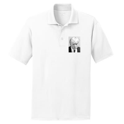 Trump Mug Shot Donald Trump Mug Shot PosiCharge RacerMesh Polo