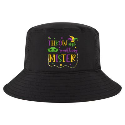 Throw Me Something Mister Mardi Gras Carnival Mask Costume Cool Comfort Performance Bucket Hat