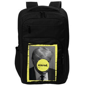 Trump Mug Shot Never Surrender Green Nimrod Trump Day Impact Tech Backpack