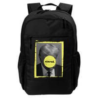 Trump Mug Shot Never Surrender Green Nimrod Trump Day Daily Commute Backpack