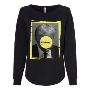 Trump Mug Shot Never Surrender Green Nimrod Trump Day Womens California Wash Sweatshirt