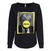 Trump Mug Shot Never Surrender Green Nimrod Trump Day Womens California Wash Sweatshirt