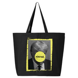 Trump Mug Shot Never Surrender Green Nimrod Trump Day 25L Jumbo Tote