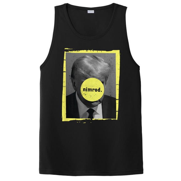 Trump Mug Shot Never Surrender Green Nimrod Trump Day PosiCharge Competitor Tank