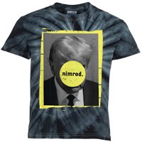 Trump Mug Shot Never Surrender Green Nimrod Trump Day Kids Tie-Dye T-Shirt