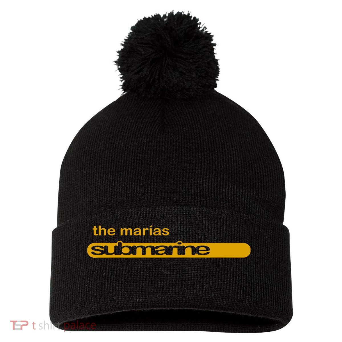 The Marias Submarine Pom Pom 12in Knit Beanie