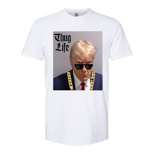 Trump Mug Shot Donald Trump Mug Shot Thug Life Softstyle CVC T-Shirt