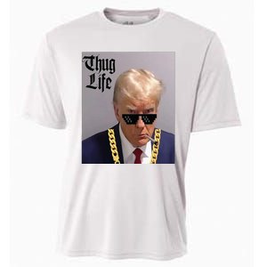 Trump Mug Shot Donald Trump Mug Shot Thug Life Cooling Performance Crew T-Shirt