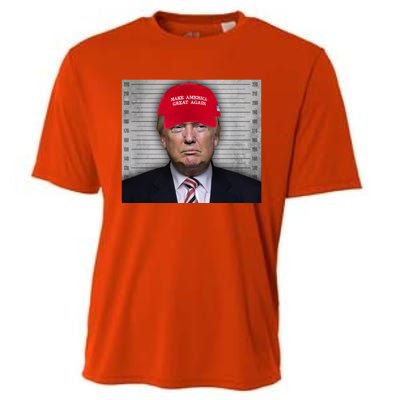 Trump Mugshot MAGA Cooling Performance Crew T-Shirt