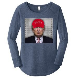 Trump Mugshot MAGA Women's Perfect Tri Tunic Long Sleeve Shirt