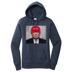 Trump Mugshot MAGA Women's Pullover Hoodie