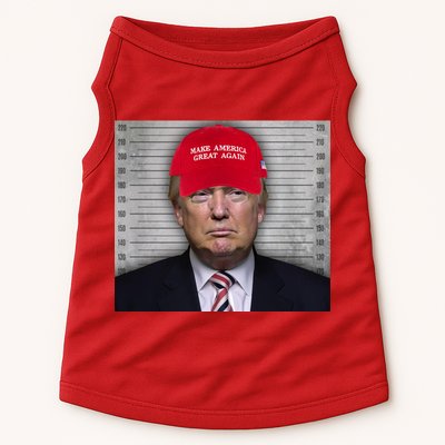 Trump Mugshot MAGA Doggie Tank