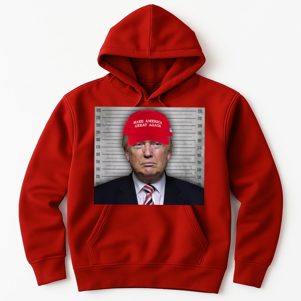 Trump Mugshot MAGA Hoodie