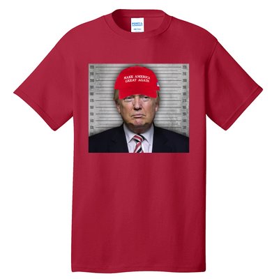 Trump Mugshot MAGA Tall T-Shirt