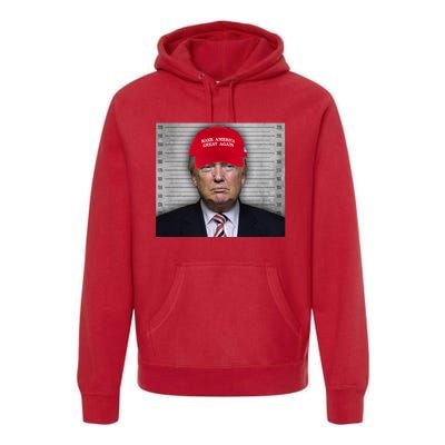 Trump Mugshot MAGA Premium Hoodie