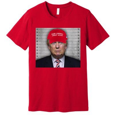 Trump Mugshot MAGA Premium T-Shirt