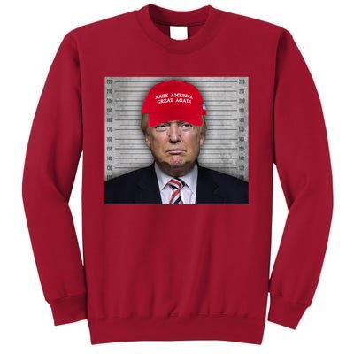 Trump Mugshot MAGA Tall Sweatshirt