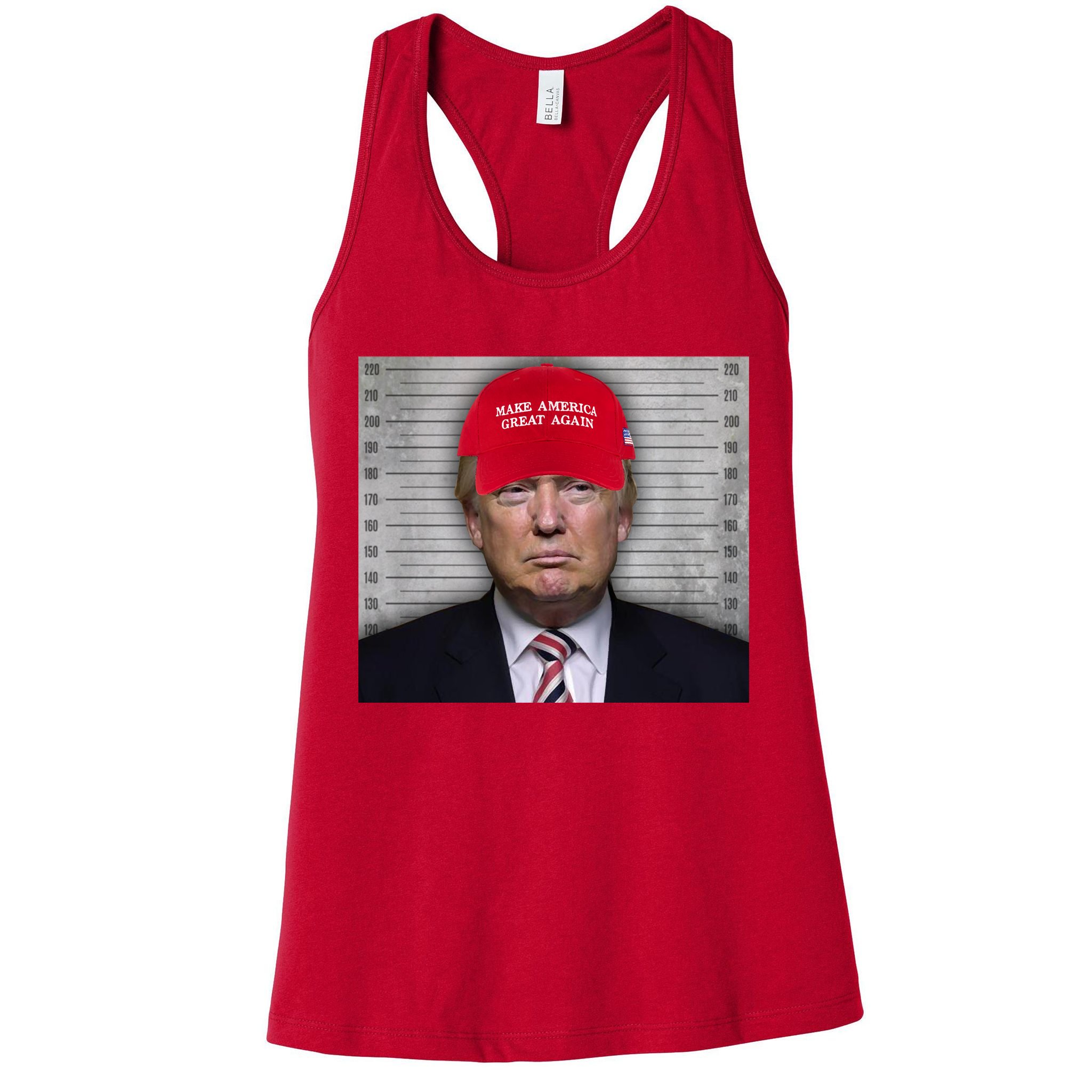 Trump Mugshot MAGA Womens Tank Top