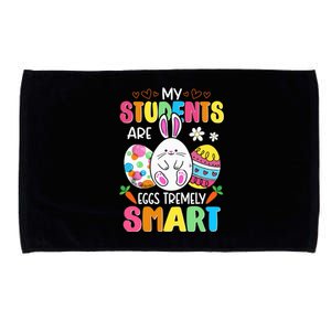 Teacher My Students Are Eggs Tremely Smart Happy Easter Day Microfiber Hand Towel