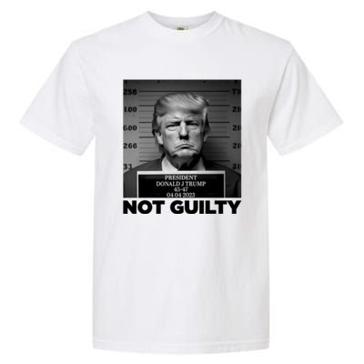 Trump Mug Shot, Trump Not Guilty Pro Trump Supporter Garment-Dyed Heavyweight T-Shirt