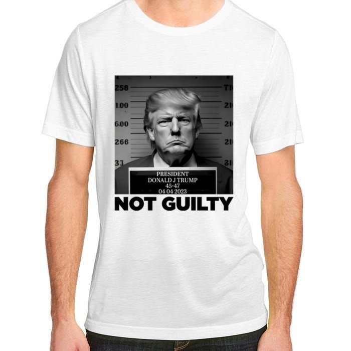 Trump Mug Shot, Trump Not Guilty Pro Trump Supporter Adult ChromaSoft Performance T-Shirt