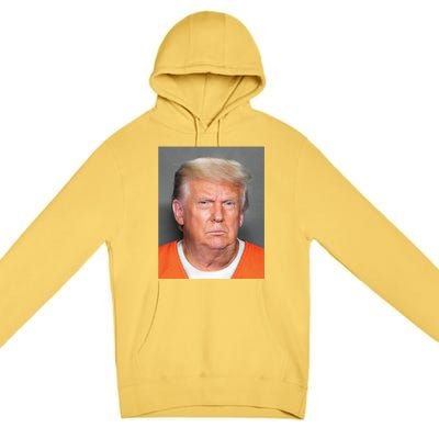 Trump Mugshot Premium Pullover Hoodie