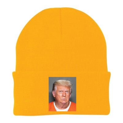 Trump Mugshot Knit Cap Winter Beanie