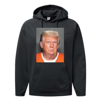 Trump Mugshot Performance Fleece Hoodie