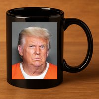 Trump Mugshot 11oz C Handle Ceramic Mug