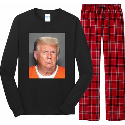 Trump Mugshot Long Sleeve Pajama Set