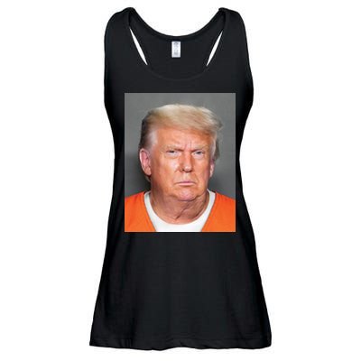 Trump Mugshot Ladies Essential Flowy Tank
