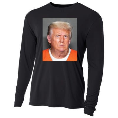 Trump Mugshot Cooling Performance Long Sleeve Crew