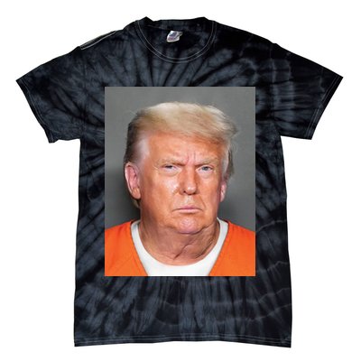 Trump Mugshot Tie-Dye T-Shirt