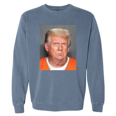 Trump Mugshot Garment-Dyed Sweatshirt