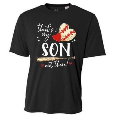 ThatS My Son Out There Baseball Mama Mom Mothers Day Cooling Performance Crew T-Shirt