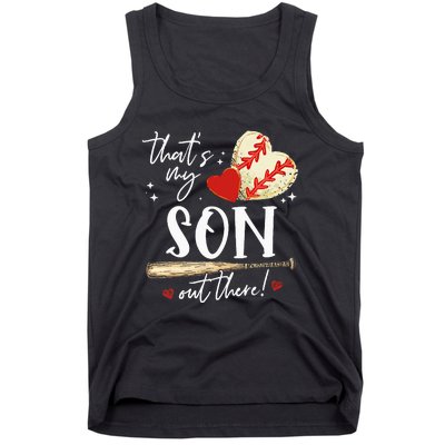 ThatS My Son Out There Baseball Mama Mom Mothers Day Tank Top