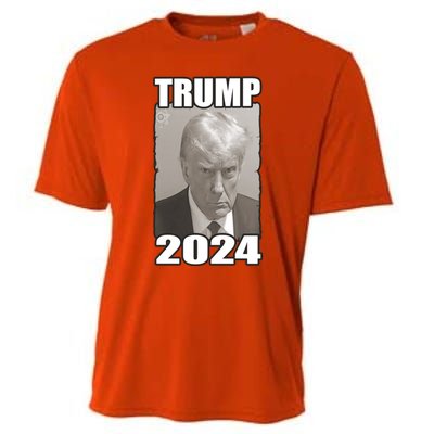 Trump Mug Shot President 2024 Cute Gift Cooling Performance Crew T-Shirt