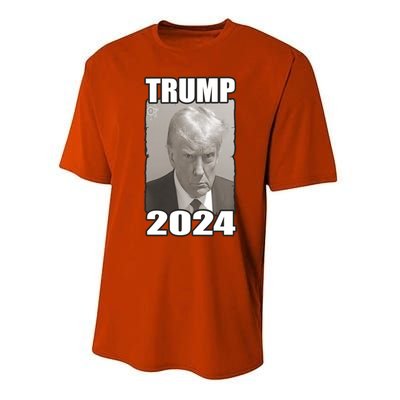 Trump Mug Shot President 2024 Cute Gift Performance Sprint T-Shirt