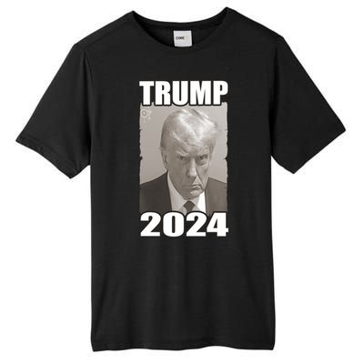 Trump Mug Shot President 2024 Cute Gift Tall Fusion ChromaSoft Performance T-Shirt