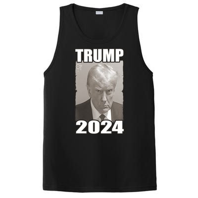 Trump Mug Shot President 2024 Cute Gift PosiCharge Competitor Tank