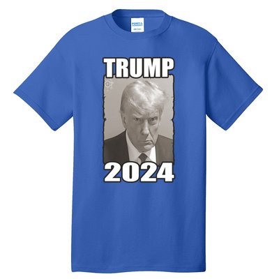 Trump Mug Shot President 2024 Cute Gift Tall T-Shirt