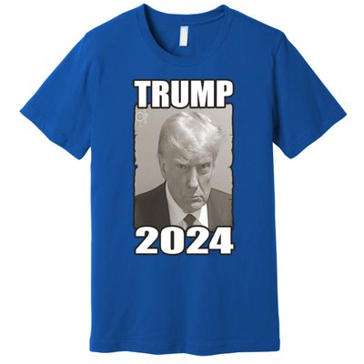 Trump Mug Shot President 2024 Cute Gift Premium T-Shirt