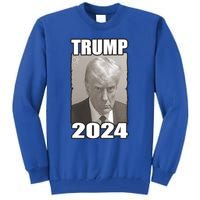 Trump Mug Shot President 2024 Cute Gift Tall Sweatshirt