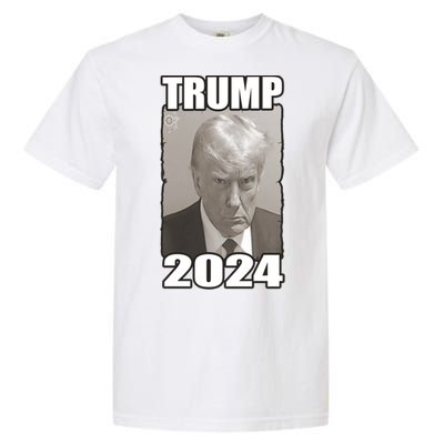 Trump Mug Shot President 2024 Cute Gift Garment-Dyed Heavyweight T-Shirt