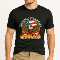 The Metric System CanT Measure Freedom Eagle Usa Flag Meme Performance Shirt